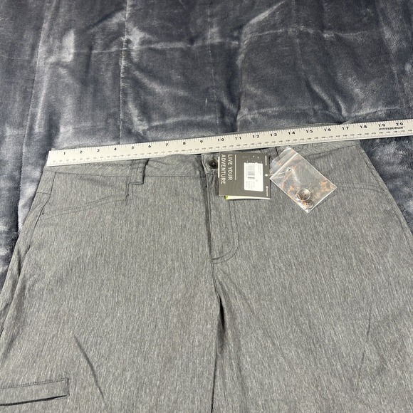 Eddie Bauer Pants Womens 14 Sightscape Horizon Convertible Roll Up Cropped - Picture 7 of 12